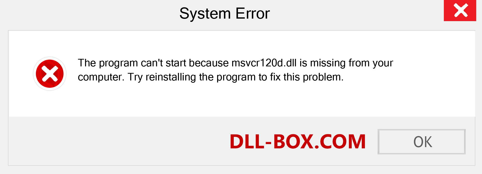  msvcr120d.dll file is missing?. Download for Windows 7, 8, 10 - Fix  msvcr120d dll Missing Error on Windows, photos, images