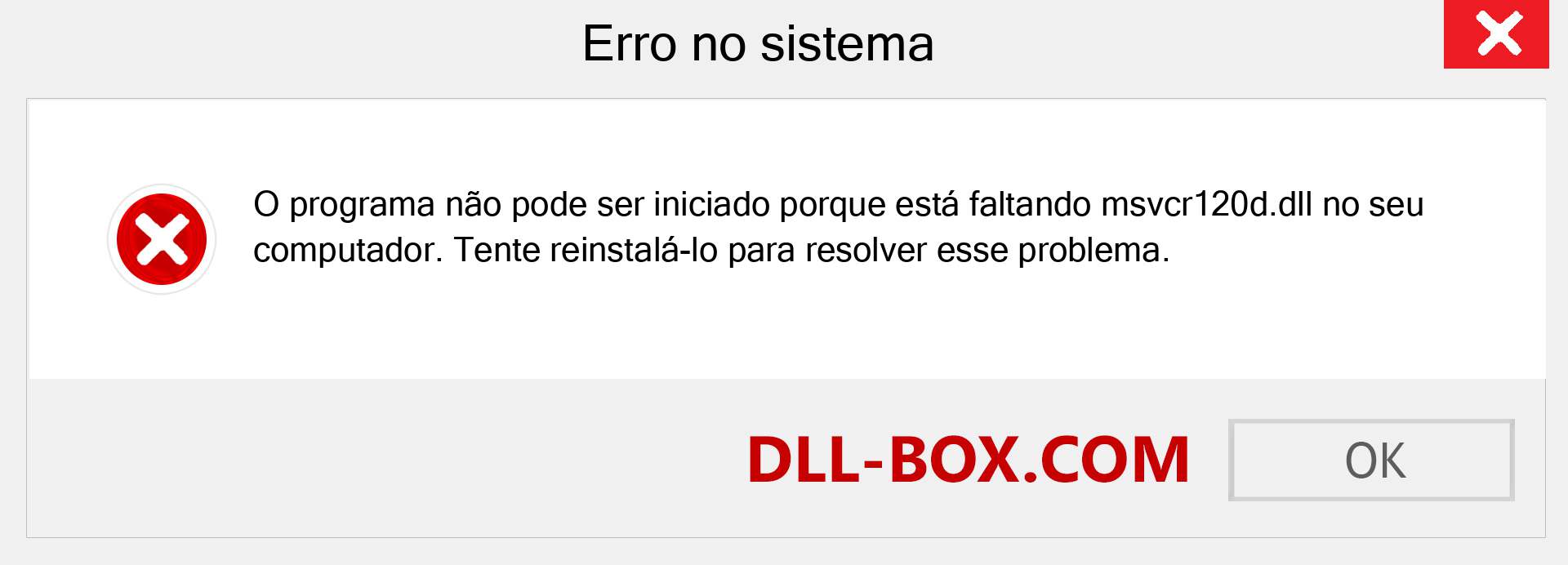 Arquivo msvcr120d.dll ausente ?. Download para Windows 7, 8, 10 - Correção de erro ausente msvcr120d dll no Windows, fotos, imagens